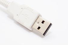 USB Cable Plug Royalty Free Stock Photography USB Cable Plug Royalty Free Stock Photography