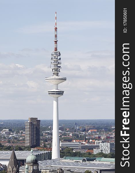 Television tower in Hamburg, Germany