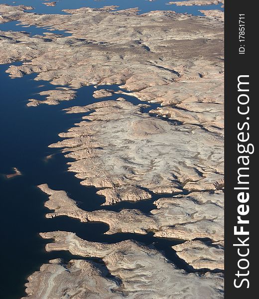 The Lake Mead at the Grand canyon