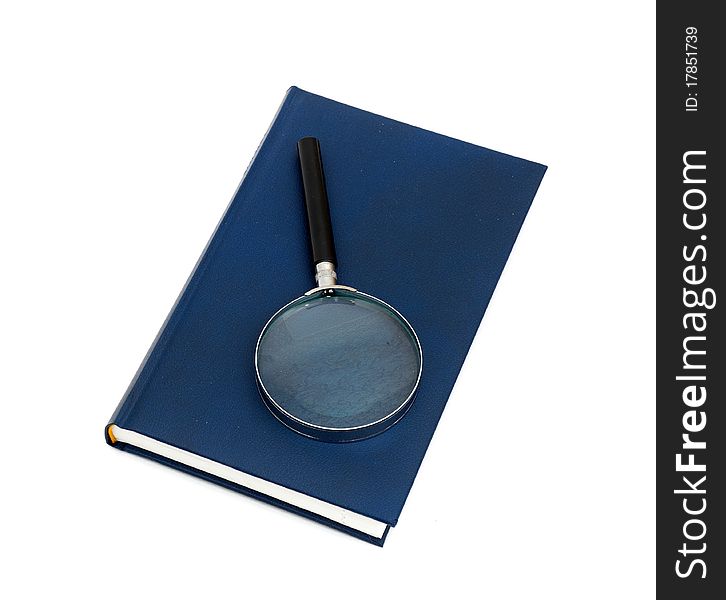 Magnifier And Book