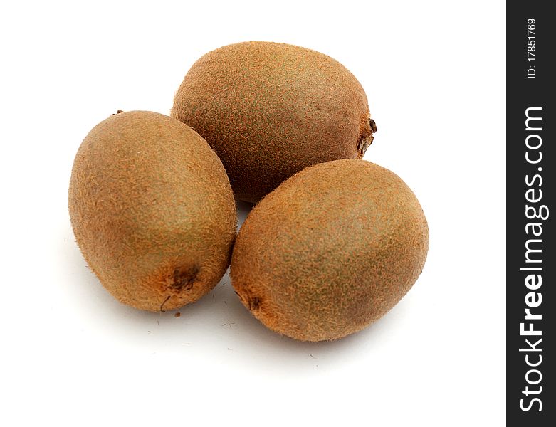 Kiwi Fruit Isolated on a white background