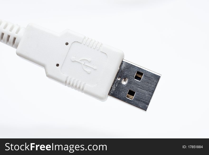 An image of usb plug. An image of usb plug