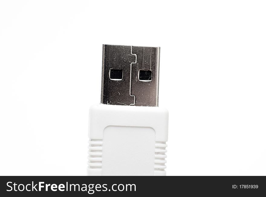 An image of usb plug. An image of usb plug