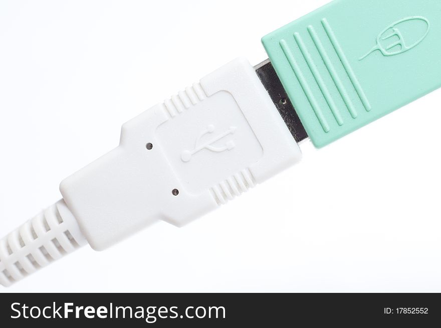 An image of usb plug. An image of usb plug