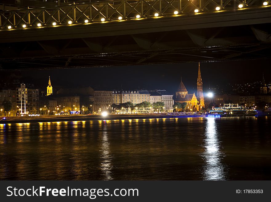 Budapest by night. Long exposure. Budapest by night. Long exposure.
