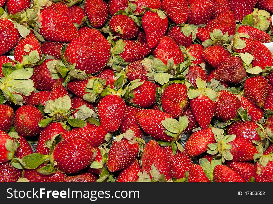 Fresh Strawberry Background Texture Pattern