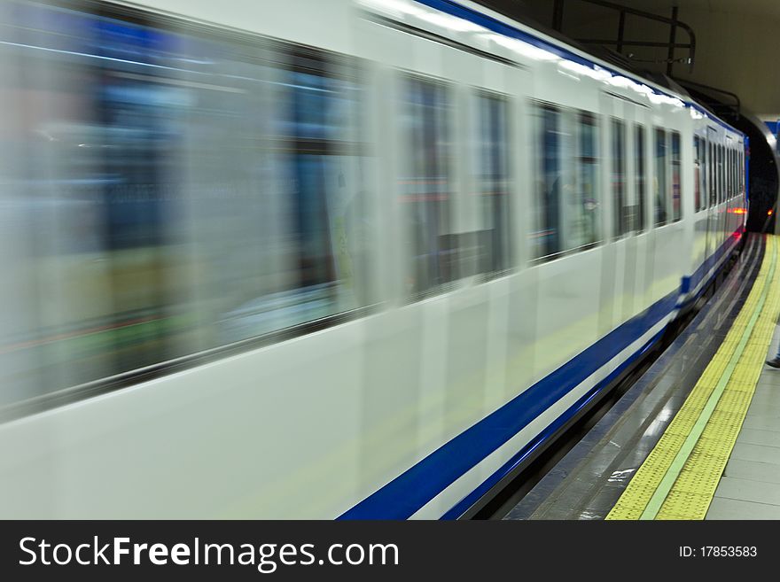 Subway in Madrid