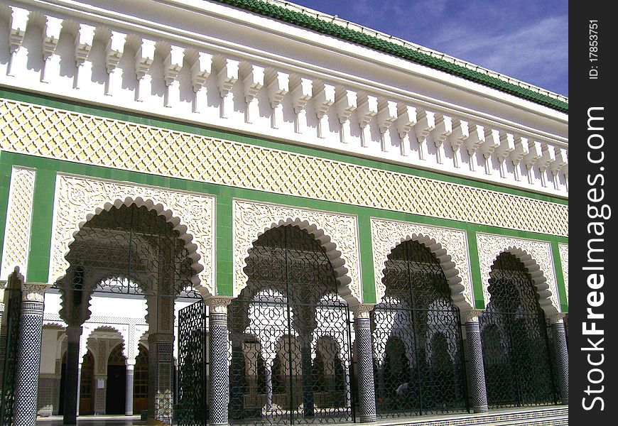 Mosque of fes historic building in fes morocco
