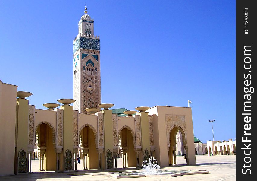 The famous square with the one of the tallest minaret in the world. The famous square with the one of the tallest minaret in the world