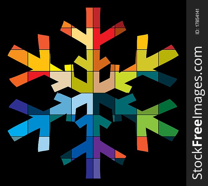 Colorful Snowflake