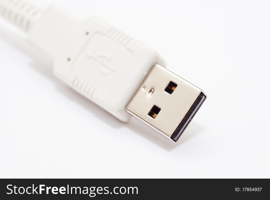 An image of usb plug. An image of usb plug