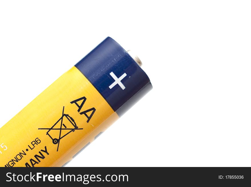 An image of aa battery. An image of aa battery