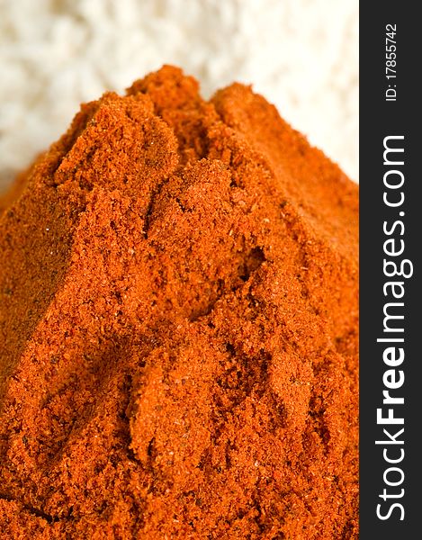 Close up of spice background