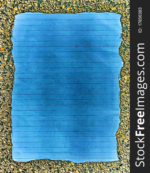Blank note paper for note