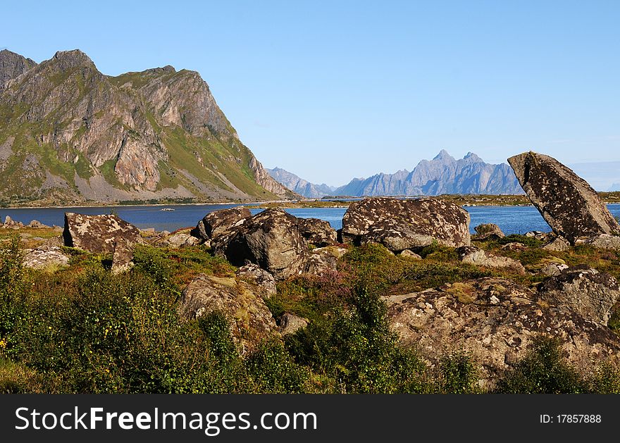 A quiet place in the nature in a european northern country