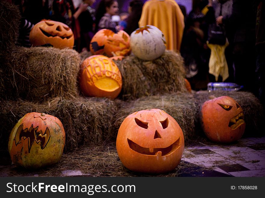 Halloween at the mall in Moldova. Halloween at the mall in Moldova