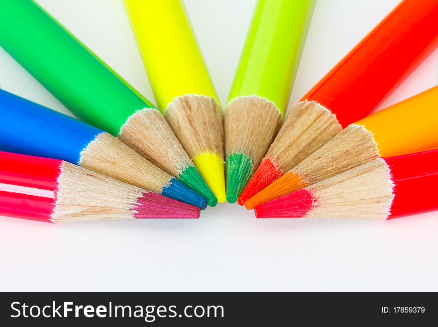 Color Pencils Background