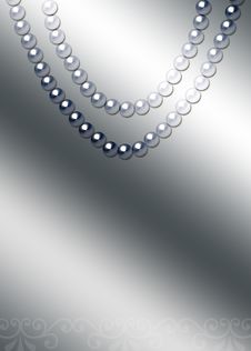Beautiful Pearl Necklace Stock Photo Beautiful Pearl Necklace Stock Photo