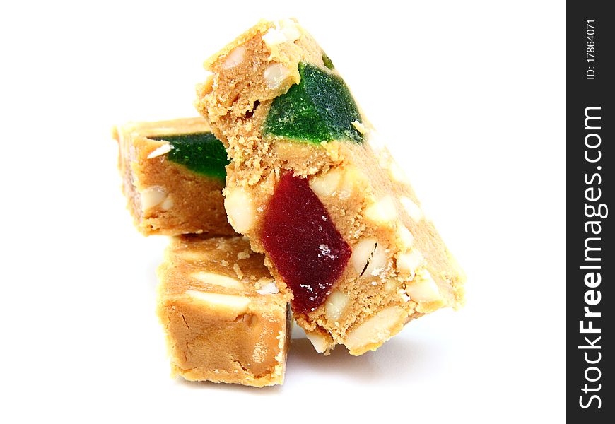 Peanut Brittle Isolated