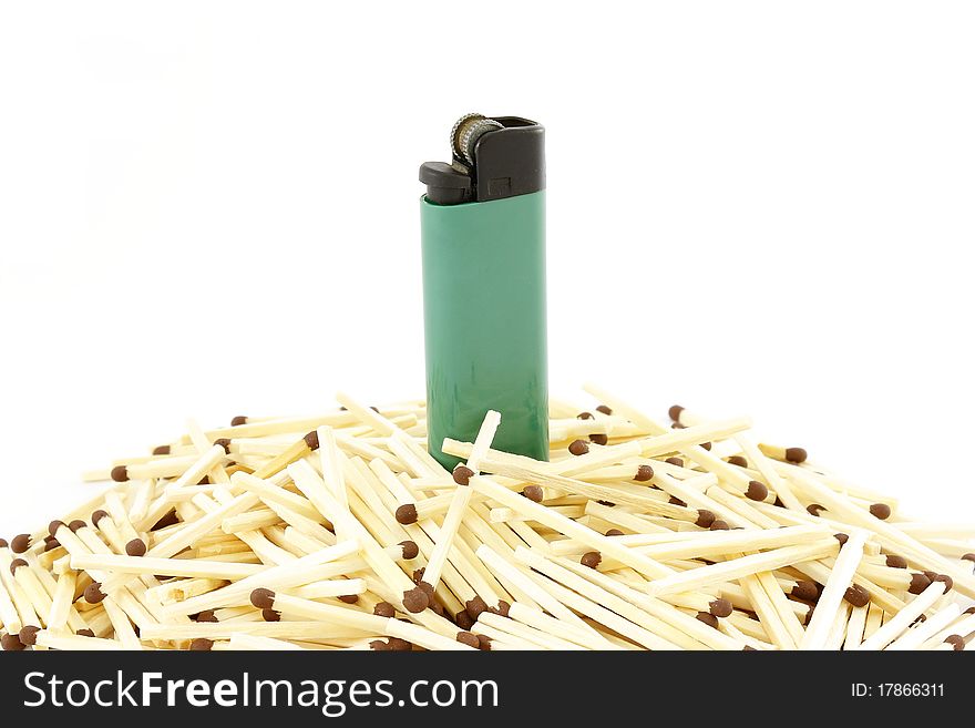 One lighter replaces many matches. One lighter replaces many matches