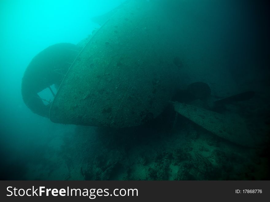 The stern of the SS Thistlegorm.