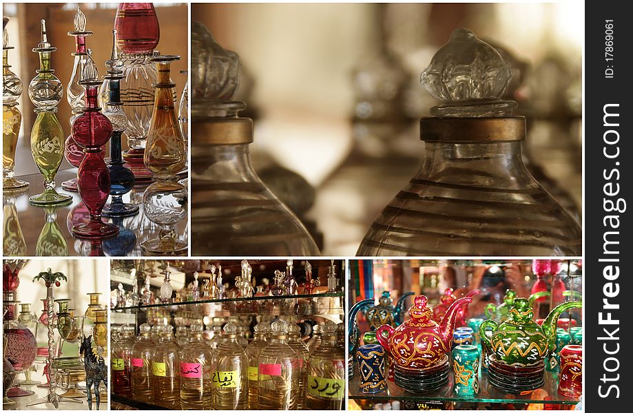 Egypt glass souvenirs