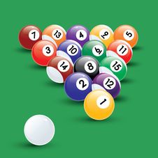 Pool Balls Illustration Royalty Free Stock Images Pool Balls Illustration Royalty Free Stock Images