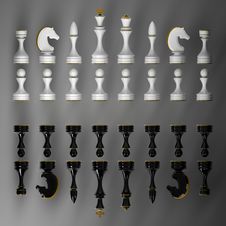 Complete Set Of Chess Pieces Stock Photos Complete Set Of Chess Pieces Stock Photos