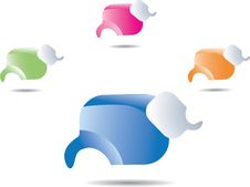 Colorful Speech Bubbles Royalty Free Stock Images