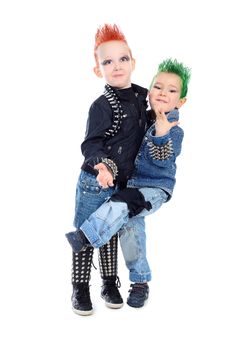 Rock Boys Royalty Free Stock Image