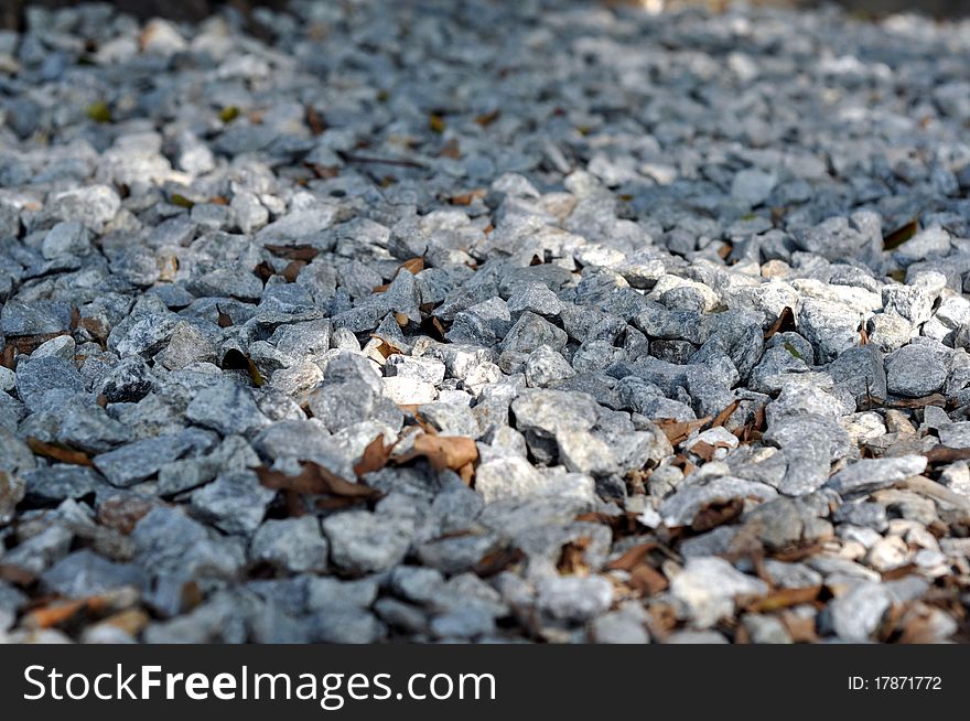 They are leaves and stones on the Zumiao Square