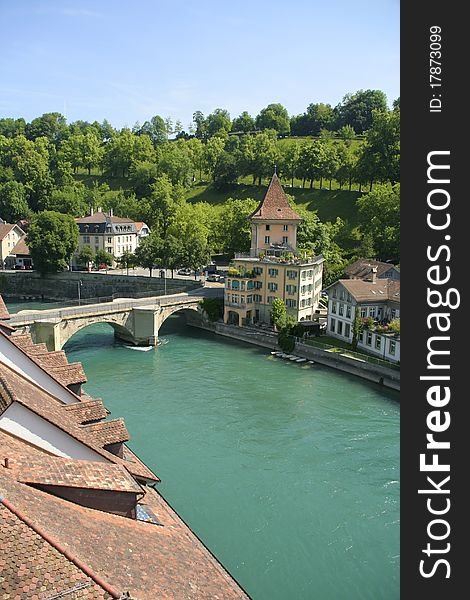 In Bern, at the banks of the Aare river. In Bern, at the banks of the Aare river