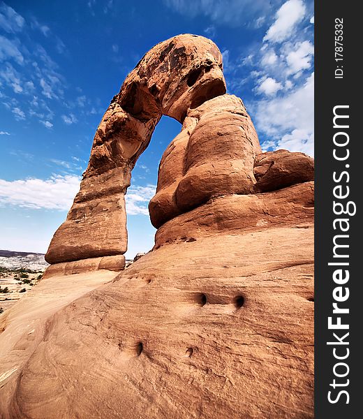 Strange rock formations at Arches National Park, USA. Strange rock formations at Arches National Park, USA