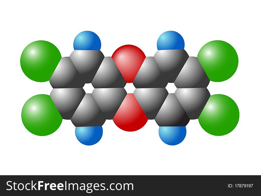 Molecule Of Dioxin