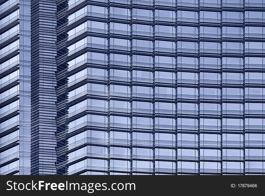 Abstract image of modern building windows.