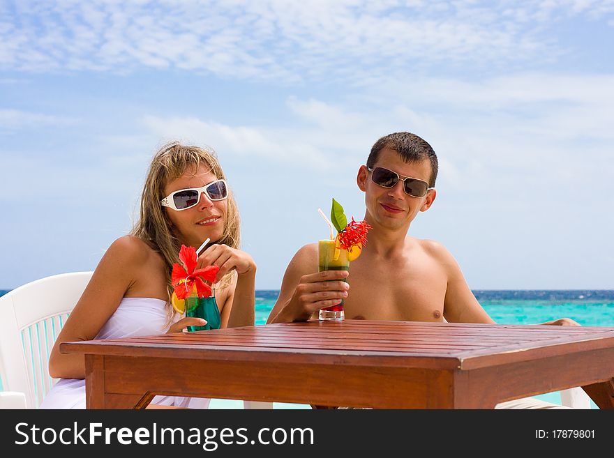 Cocktails at the beach