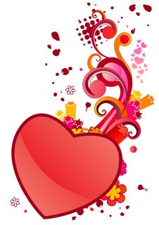 Big Heart With Abstract Elements Royalty Free Stock Image Big Heart With Abstract Elements Royalty Free Stock Image