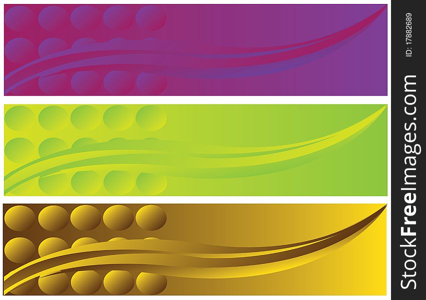 Abstract color banner illustration website homepage banner header. Abstract color banner illustration website homepage banner header