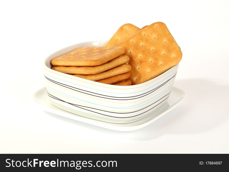 Stack Of Cookies On A Saucer