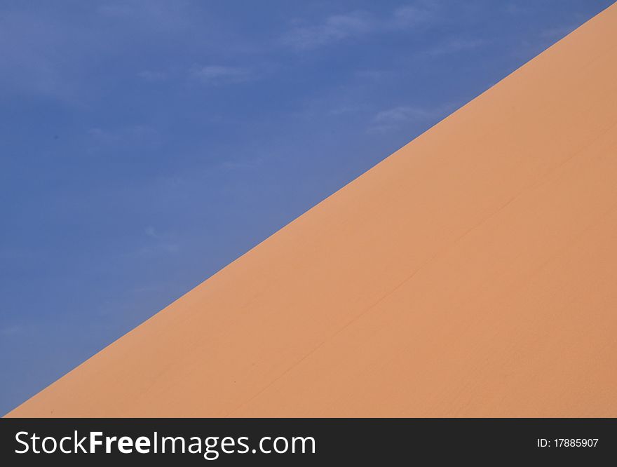 White dunes are located near the village of Mui Ne in Vietnam