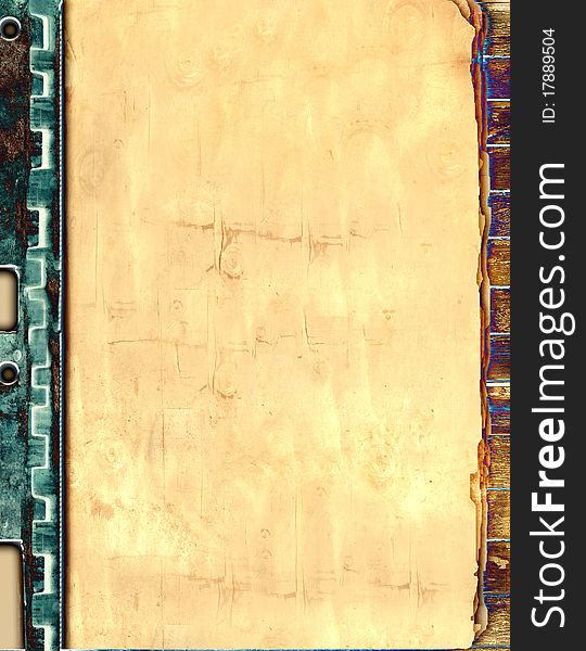 Old ripped paper grunge background. Old ripped paper grunge background