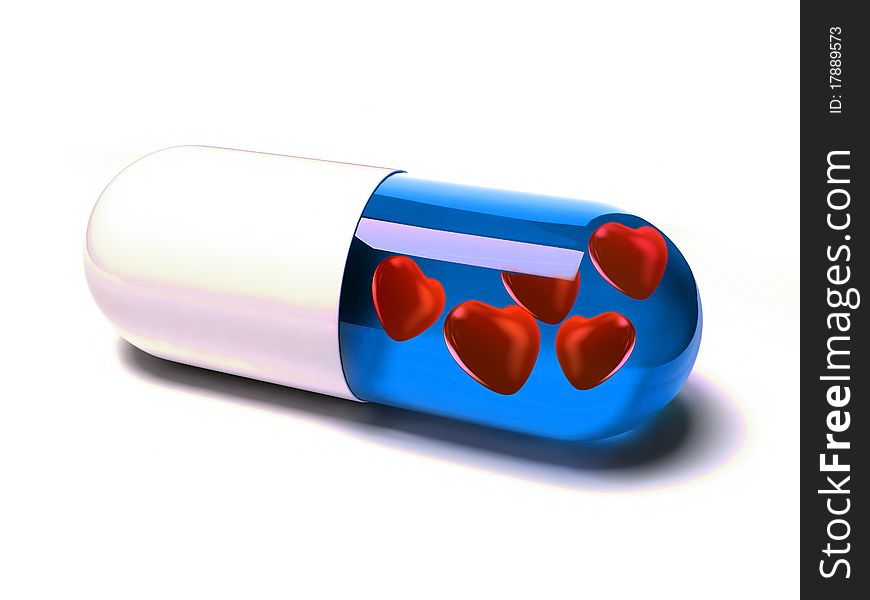 Pill Filled With Hearts