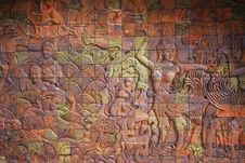Traditional Thai Baked Clay Art Stock Photography Traditional Thai Baked Clay Art Stock Photography