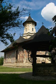 Moldovita Monastery Stock Image