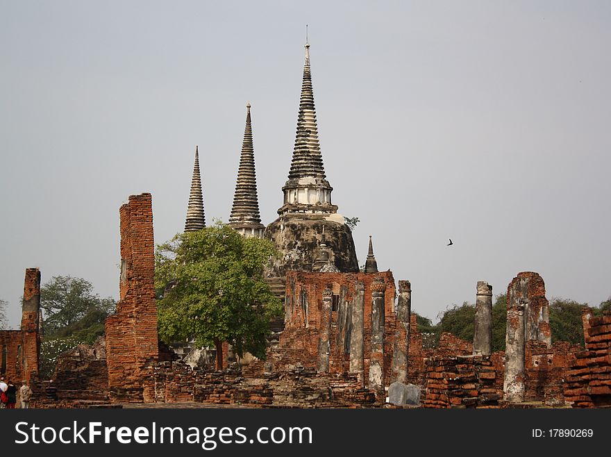 Historic site in place of ayutthaya