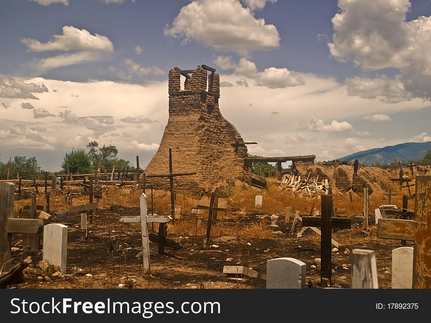 San Geronimo Ruins - Taos Pueblo