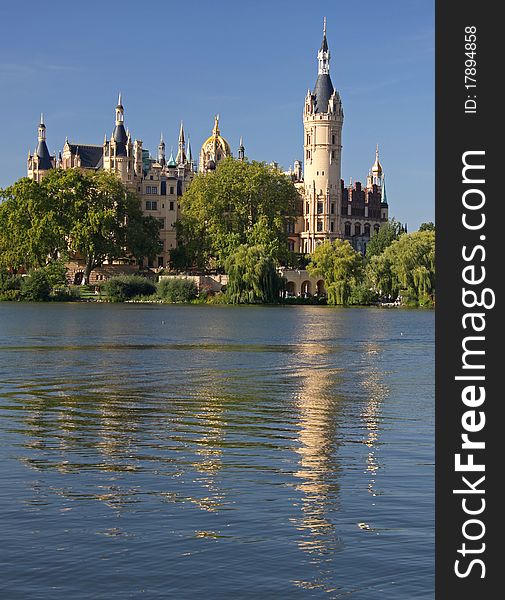 Castle of Schwerin (Germany) - seat of the state parliament. Castle of Schwerin (Germany) - seat of the state parliament