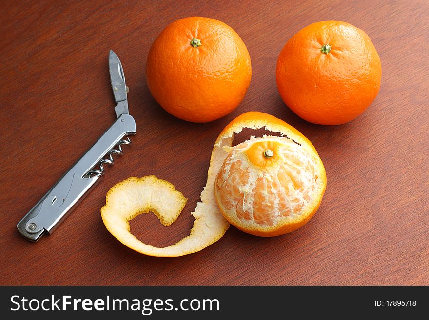 Three Mandarin Oranges