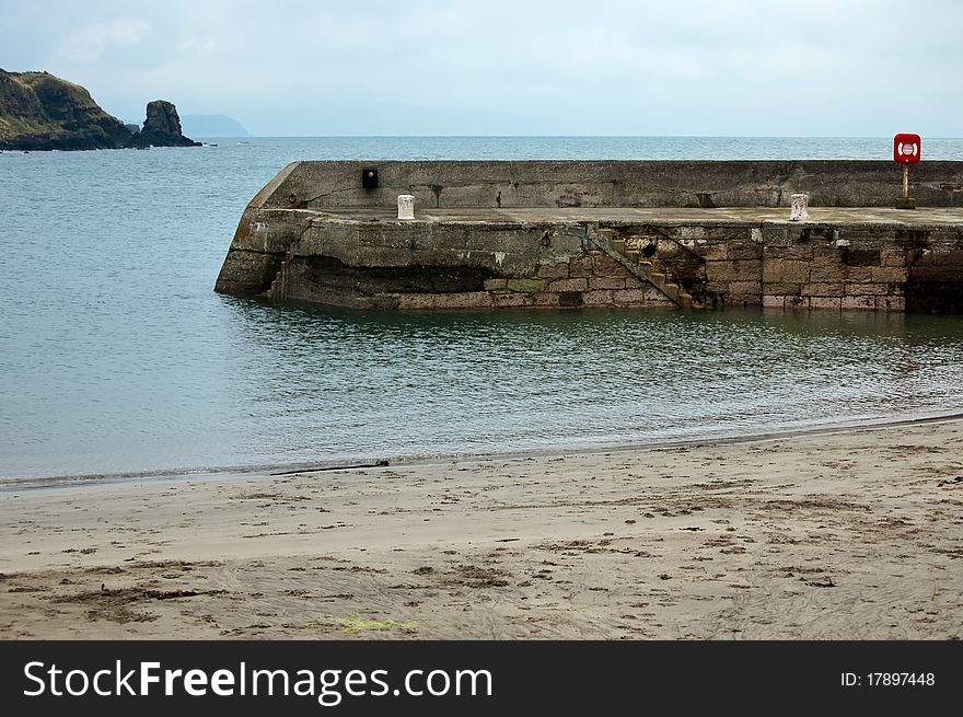 Portmuck Harbour, Islandmagee, county Antrim, Northern Ireland. Portmuck Harbour, Islandmagee, county Antrim, Northern Ireland.