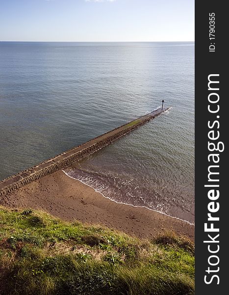 The Bay of Dawlish in Devon, England. The Bay of Dawlish in Devon, England